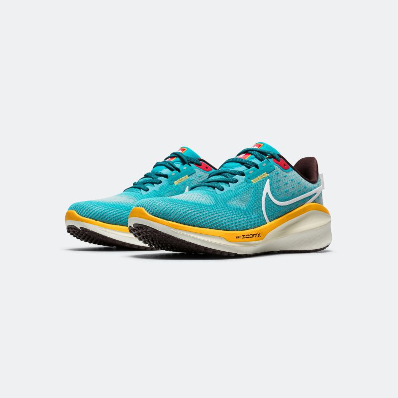 nike running mens vomero 17 prm teal nebula white laser orange earth 2