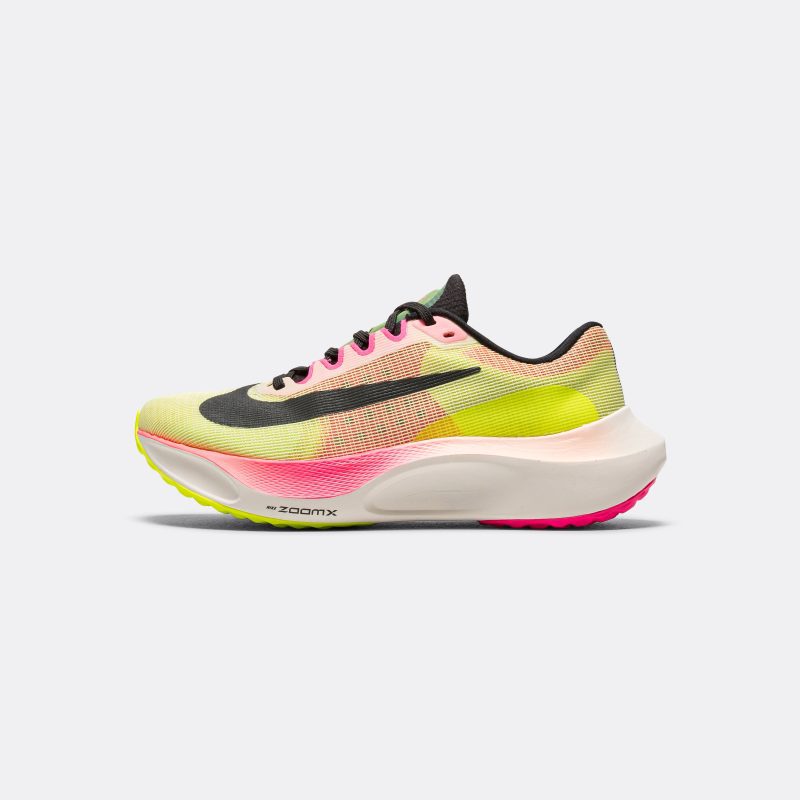 nike running mens zoom fly 5 prm luminous green black volt lime blast 1