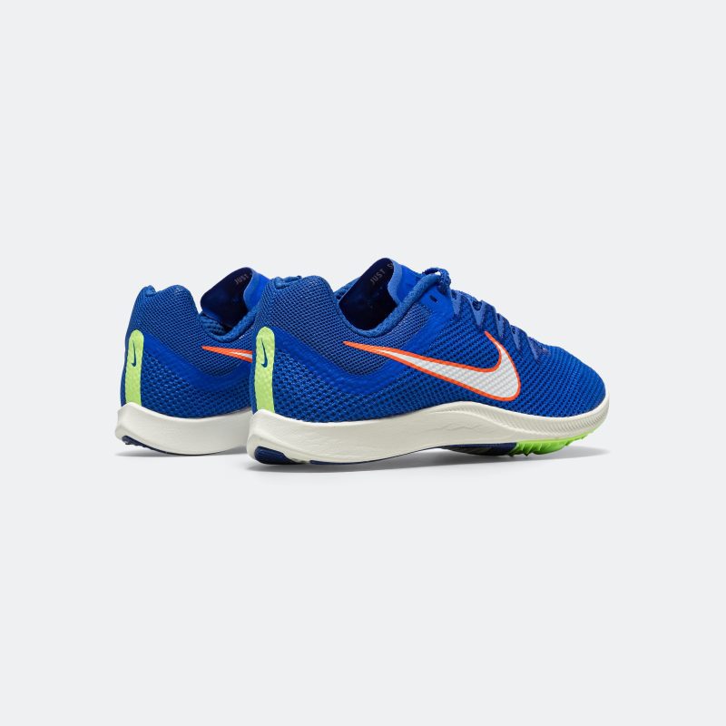 nike running mens zoom rival distance racer blue white lime blast 3