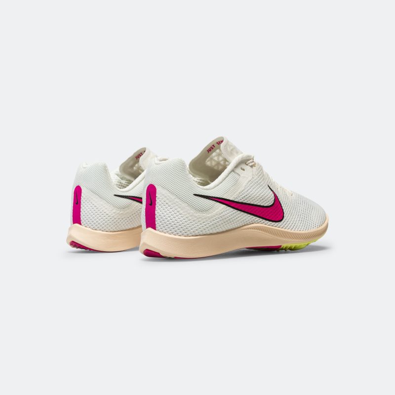 nike running mens zoom rival distance sail fierce pink light lemon twist 3