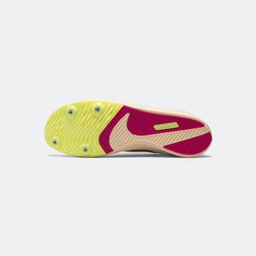 nike running mens zoom rival distance sail fierce pink light lemon twist 5