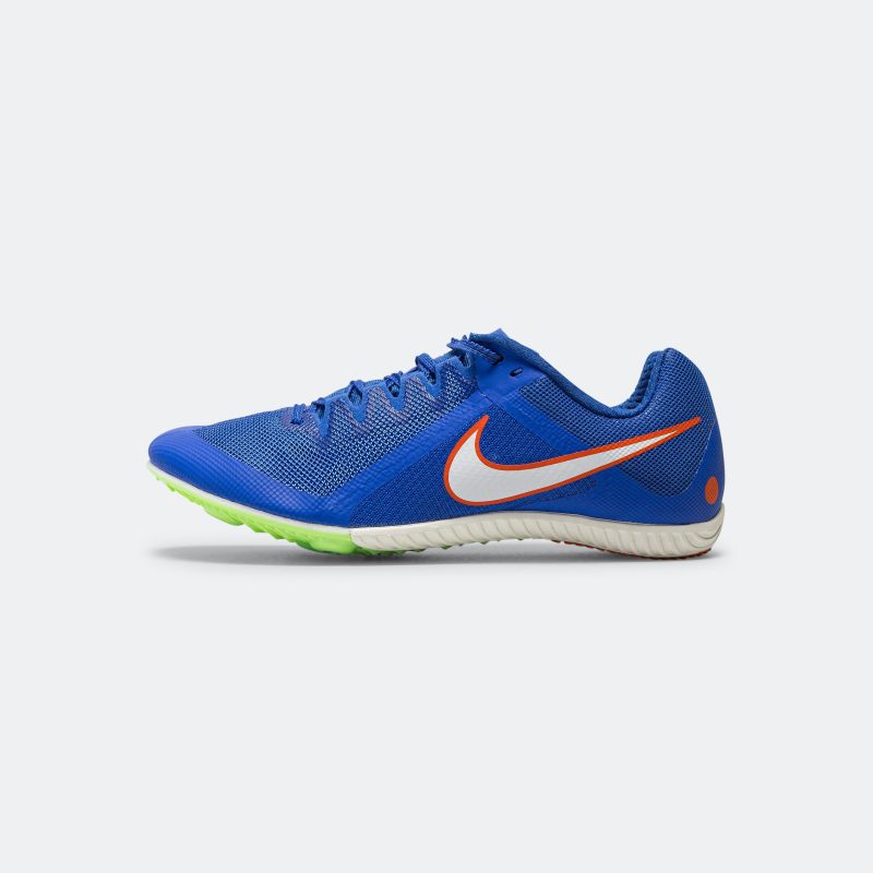 nike running mens zoom rival multi sprint racer blue white safety orange 1