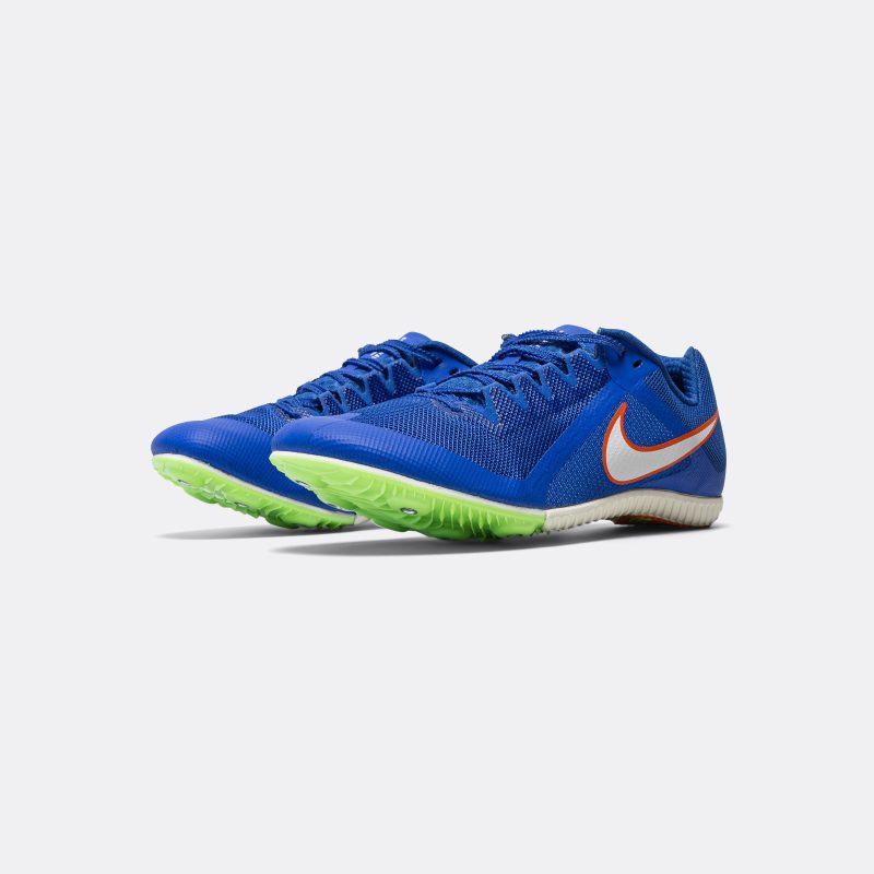 nike running mens zoom rival multi sprint racer blue white safety orange 2