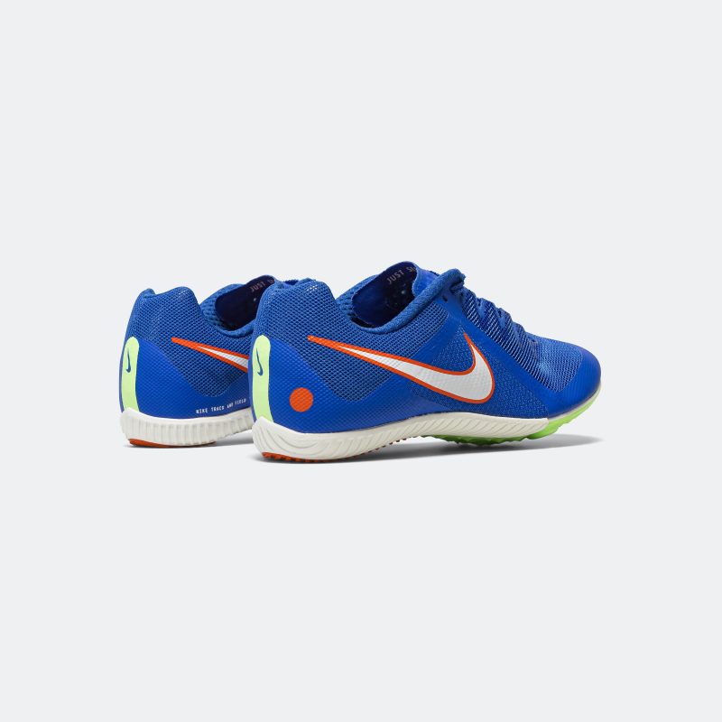 nike running mens zoom rival multi sprint racer blue white safety orange 3