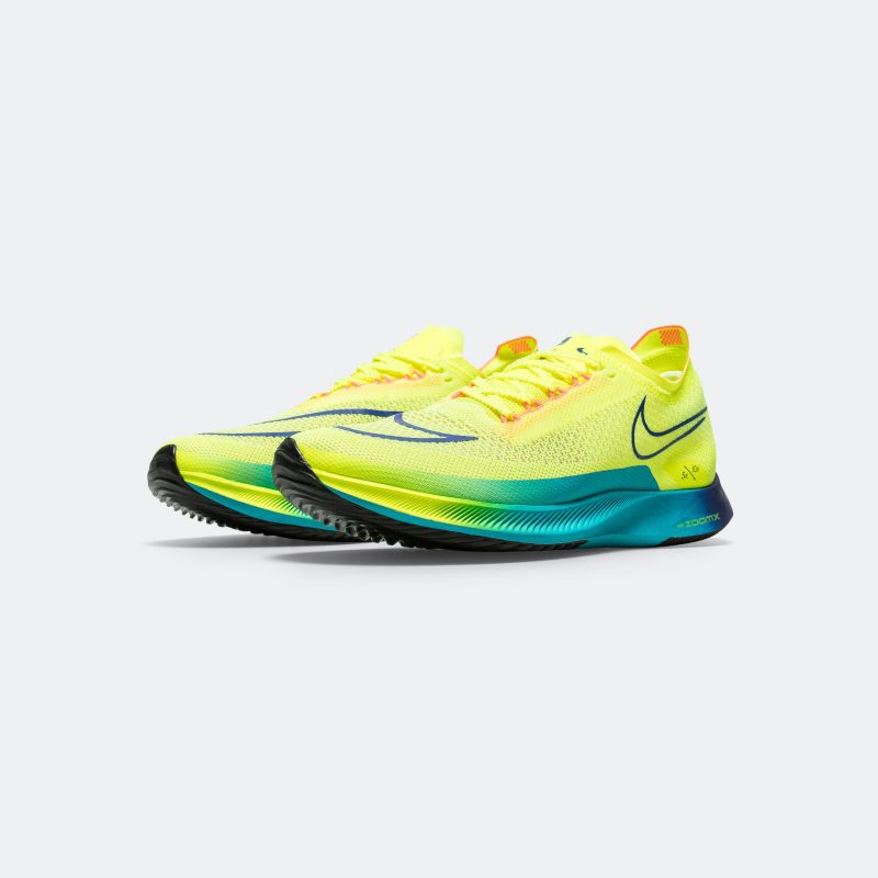 nike running mens zoomx streakfly volt bright crimson 2