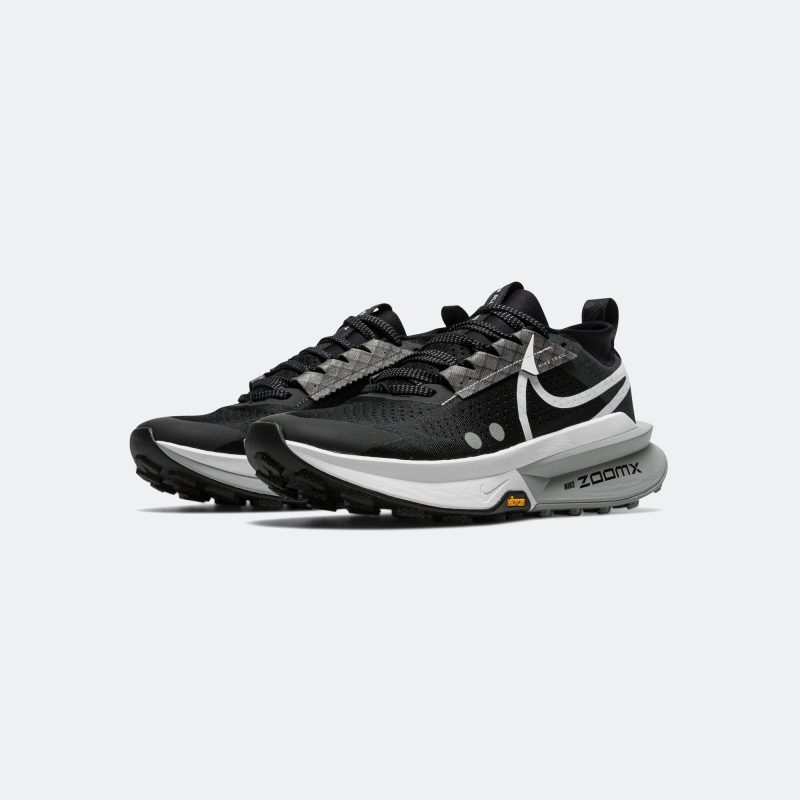 nike running mens zoomx zegama trail 2 black white wolf grey 2