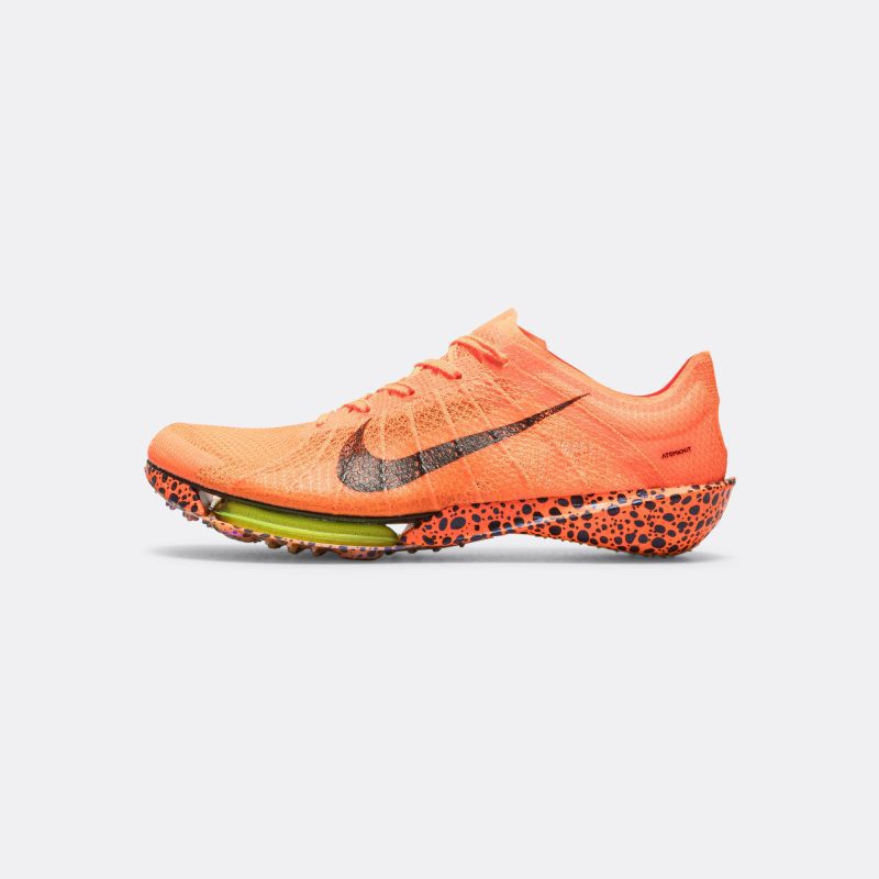 nike running olympic air zoom victory 2 football grey electric orange 1