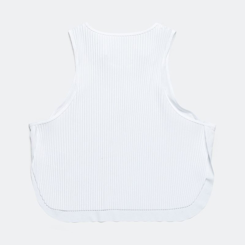 nike running womens aeroswift dri fit adv crop tank white 2