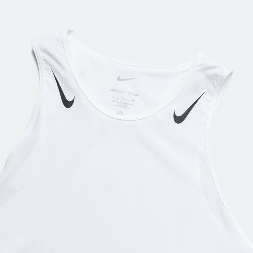 nike running womens aeroswift dri fit adv crop tank white 3