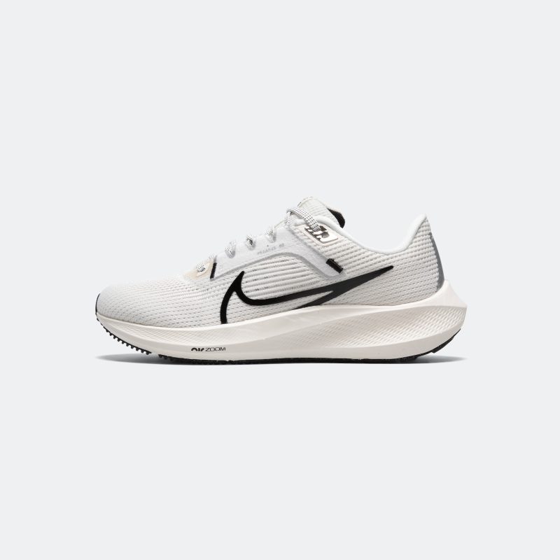 nike running womens air zoom pegasus 40 sail black coconut milk white 1