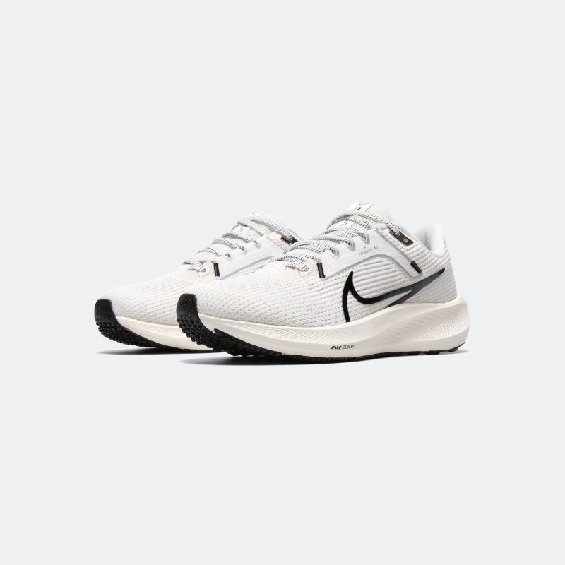 nike running womens air zoom pegasus 40 sail black coconut milk white 2