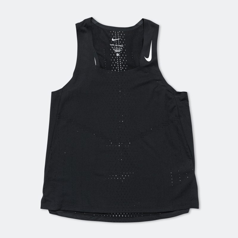 nike running womens dri fit adv aeroswift singlet black 1