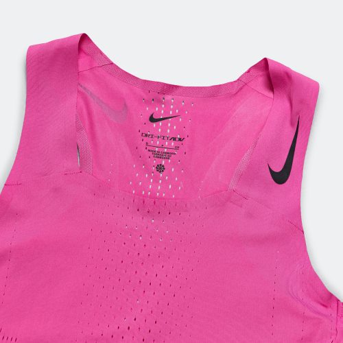 nike running womens dri fit aeroswift crop top pinksicle black 3