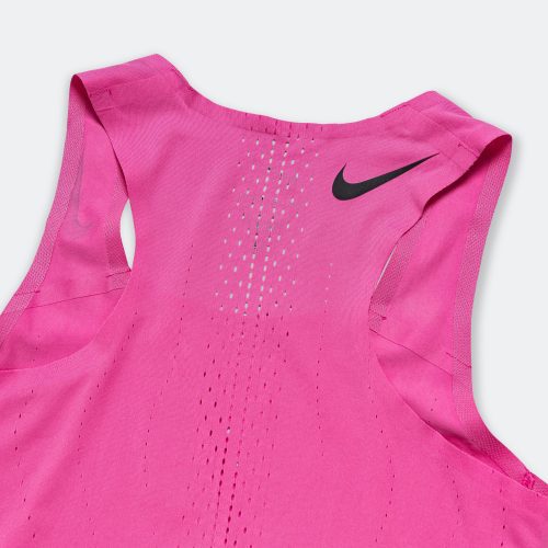 nike running womens dri fit aeroswift crop top pinksicle black 5