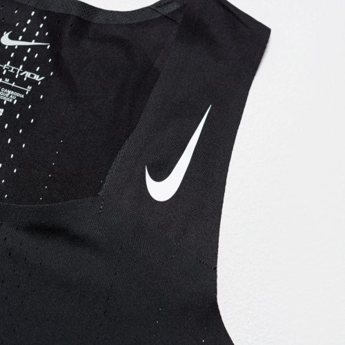 nike running womens dri fit aeroswift singlet black white 4