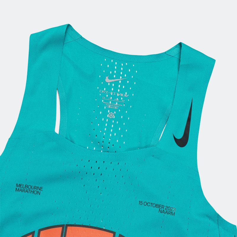 nike running womens dri fit aeroswift singlet uta up there athletics melbourne marathon 3