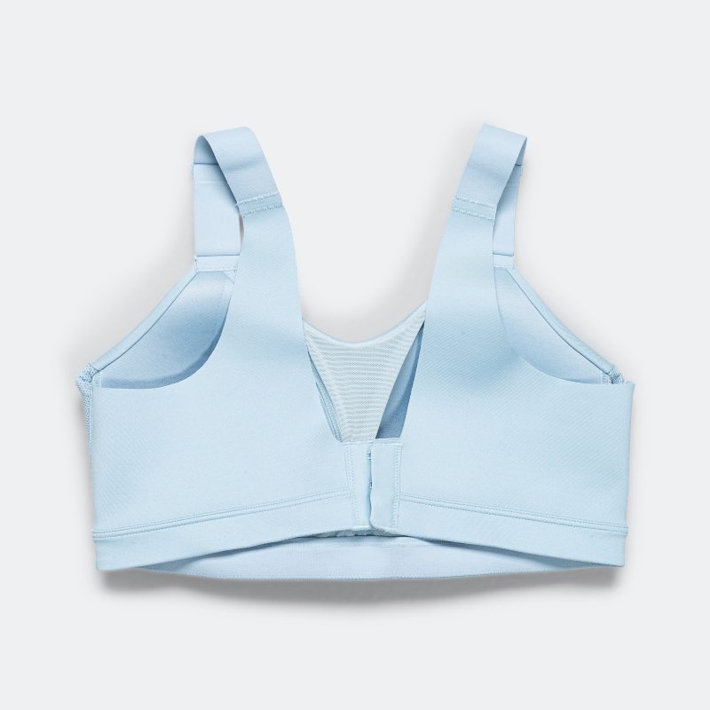 nike running womens dri fit alpha bra light armory blue white 2