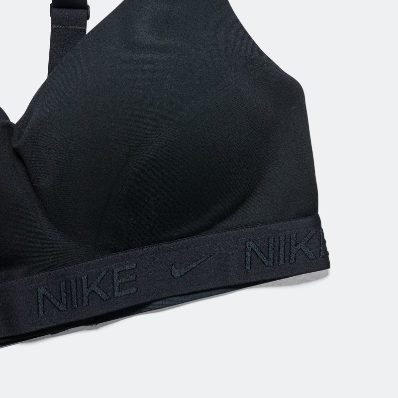 nike running womens indy high support bra black black 4