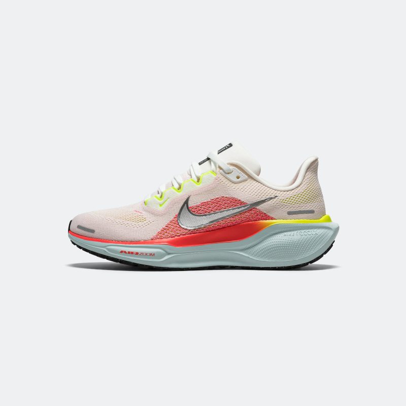 nike running womens pegasus 41 summit white bright crimson glacier blue chrome 1