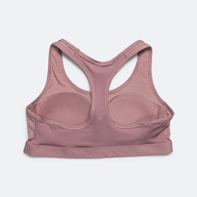 nike running womens swoosh medium support bra smokey mauve 2