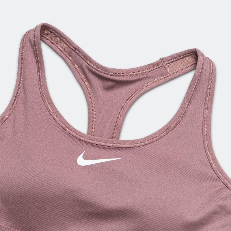 nike running womens swoosh medium support bra smokey mauve 3