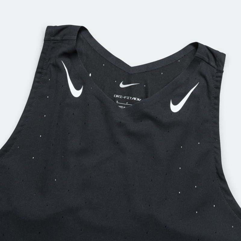 nike running womens womens dri fit adv aeroswift singlet black 3