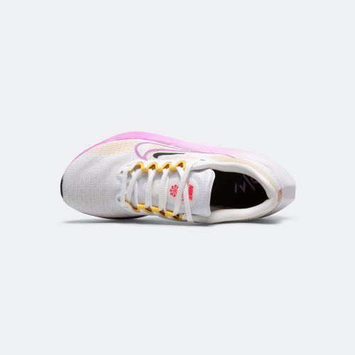 nike running womens zoom fly 5 white rush fuchsia vivid sulfur 4