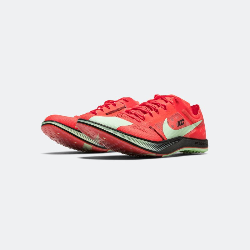 nike running zoomx dragonfly xc bright crimson vapor green black 2