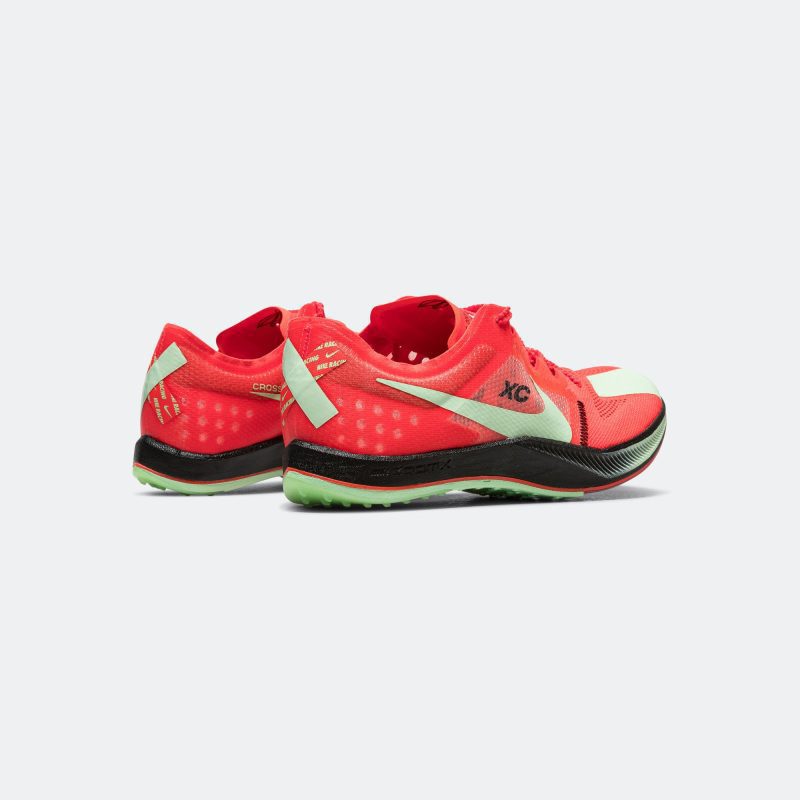 nike running zoomx dragonfly xc bright crimson vapor green black 3