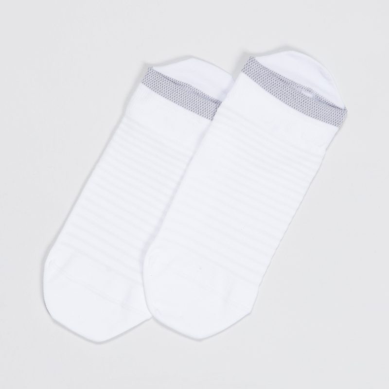 nike spark socks lightweight no show white reflective 2