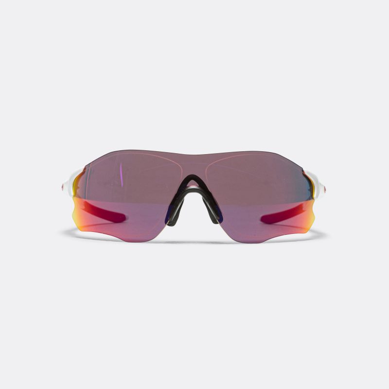 oakley sunglasses ev zero path low bridge fit polished white prizm road 1