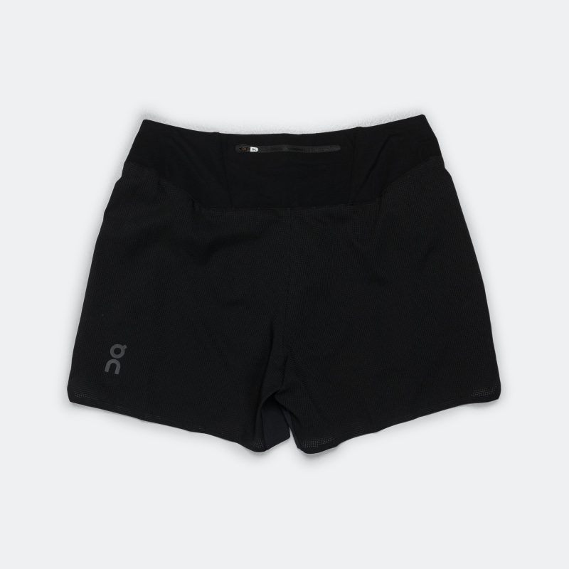 on running mens 5 inch lightweight run shorts black 2