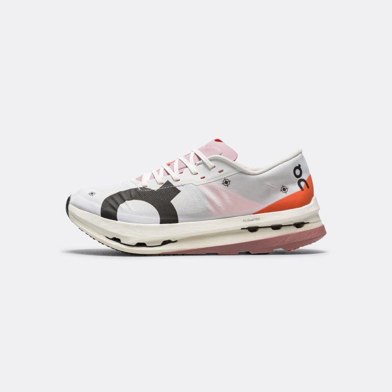 on running mens and womens cloudboom echo 3 white flame 1