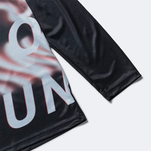 on running mens pace long tee black 7