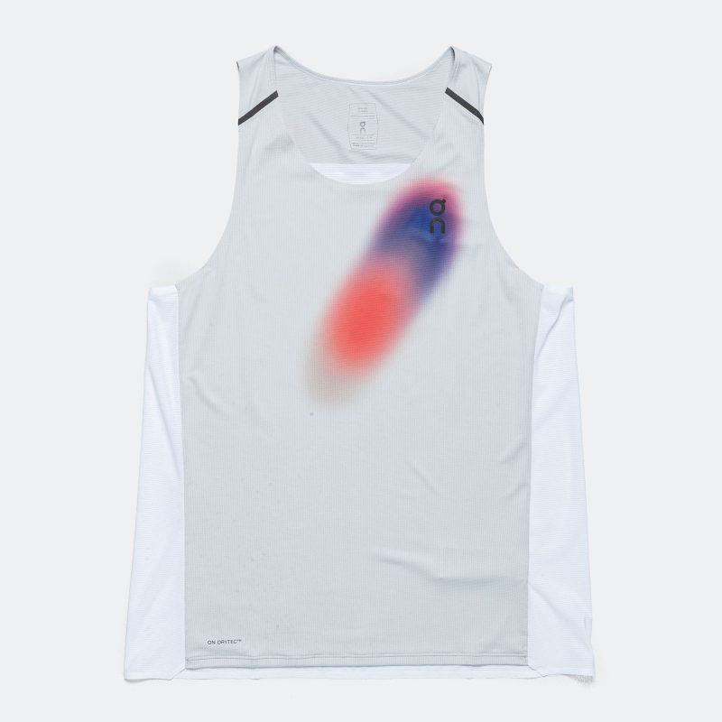 on running mens performance tank glacier 1