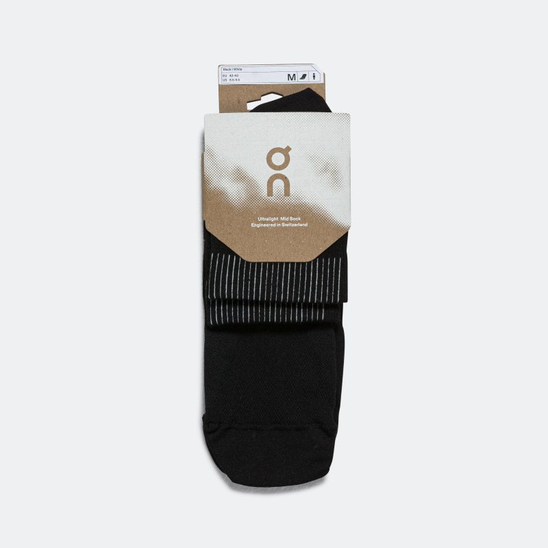 on running mid socks black mens 1