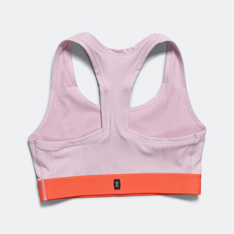 on running womens pace bra mauve flame 2