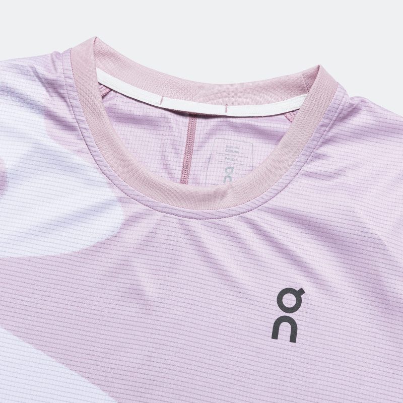 on running womens pace t shirt mauve 2