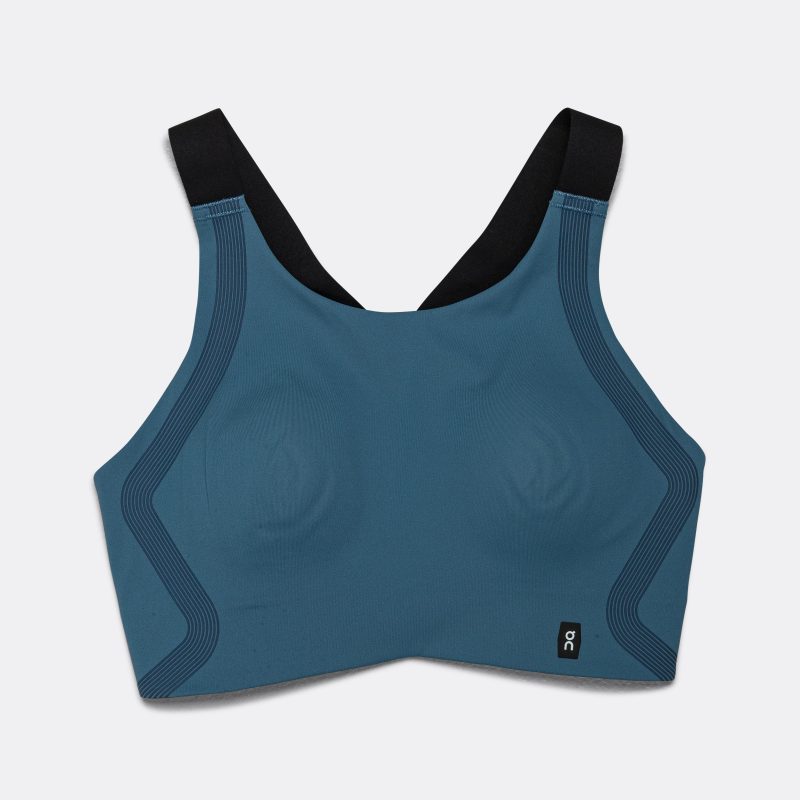 on running womens performance bra stellar black 1