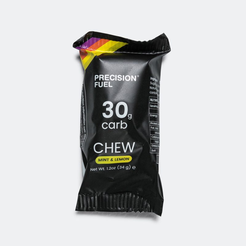 precision fuel 30g carb chews mint lemon 2