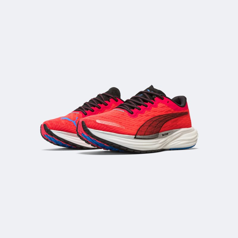 puma running deviate nitro 2 black ultra blue fire orchid 2