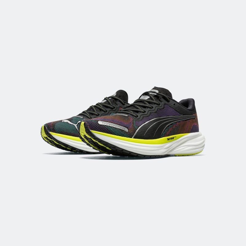 puma running deviate nitro 2 puma black lime pow puma white 2