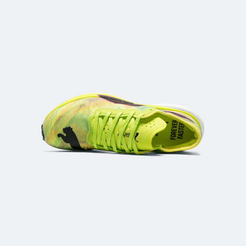 puma running deviate nitro elite 2 lime pow puma black poison pink 4