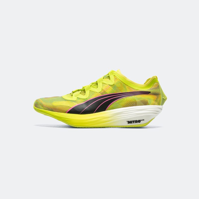 puma running fast fwd nitro elite lime pow puma black poison pink 1