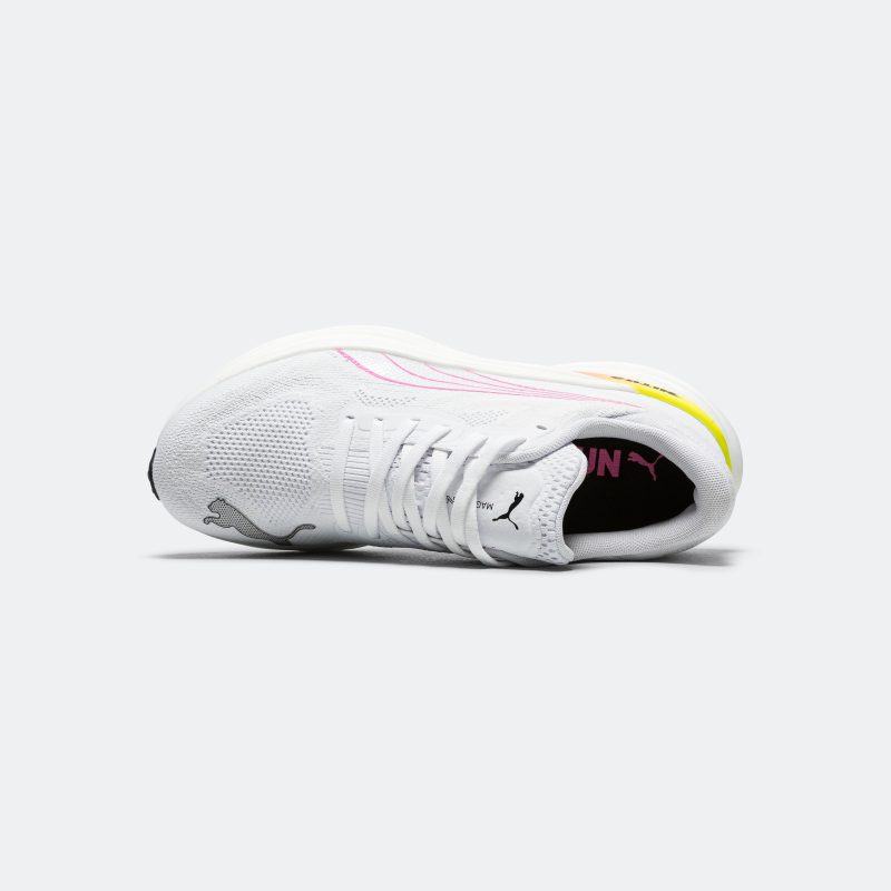 puma running womens magnify nitro 2 white black 4