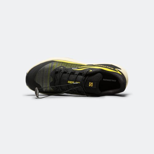 salomon running mens genesis black sulphur spring transparent yellow 4