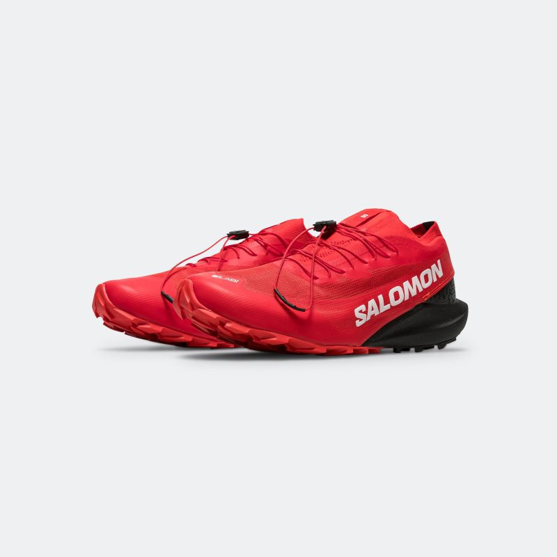 salomon running mens s lab pulsar 3 firey red black 2