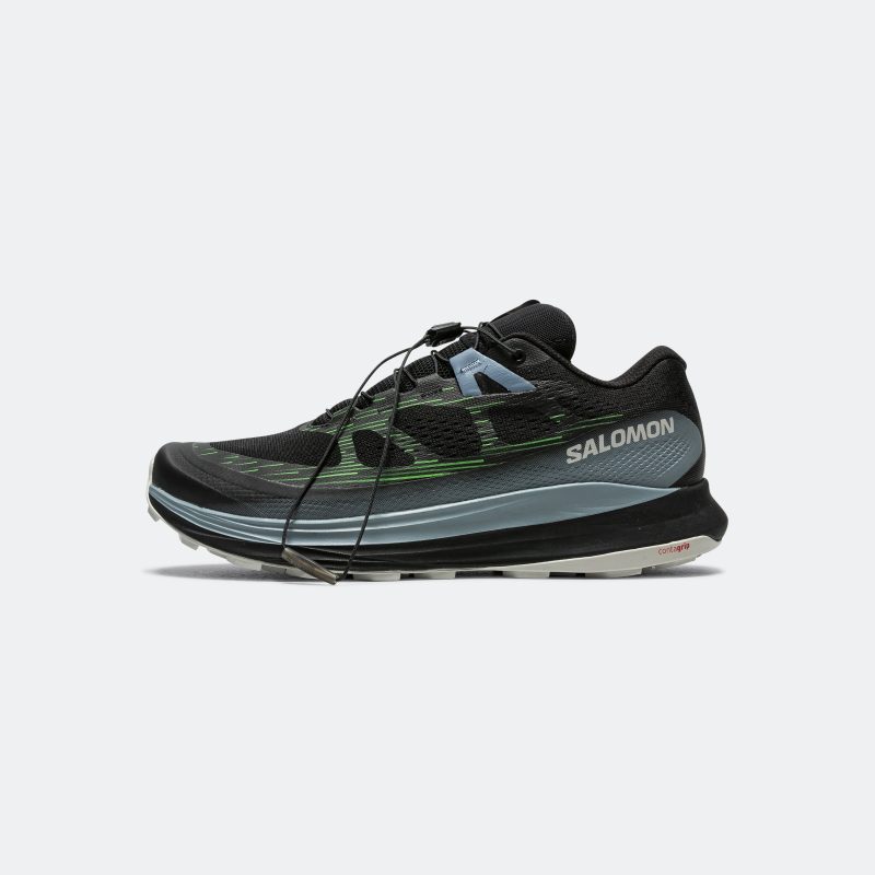 salomon running mens ultraglide 2 black flint stone green gecko 1