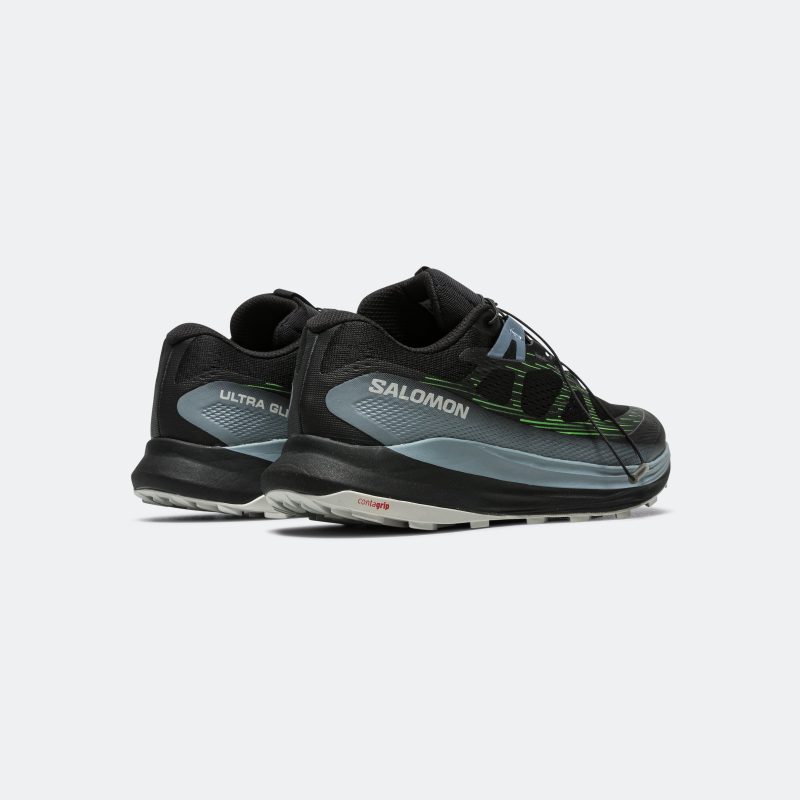 salomon running mens ultraglide 2 black flint stone green gecko 3