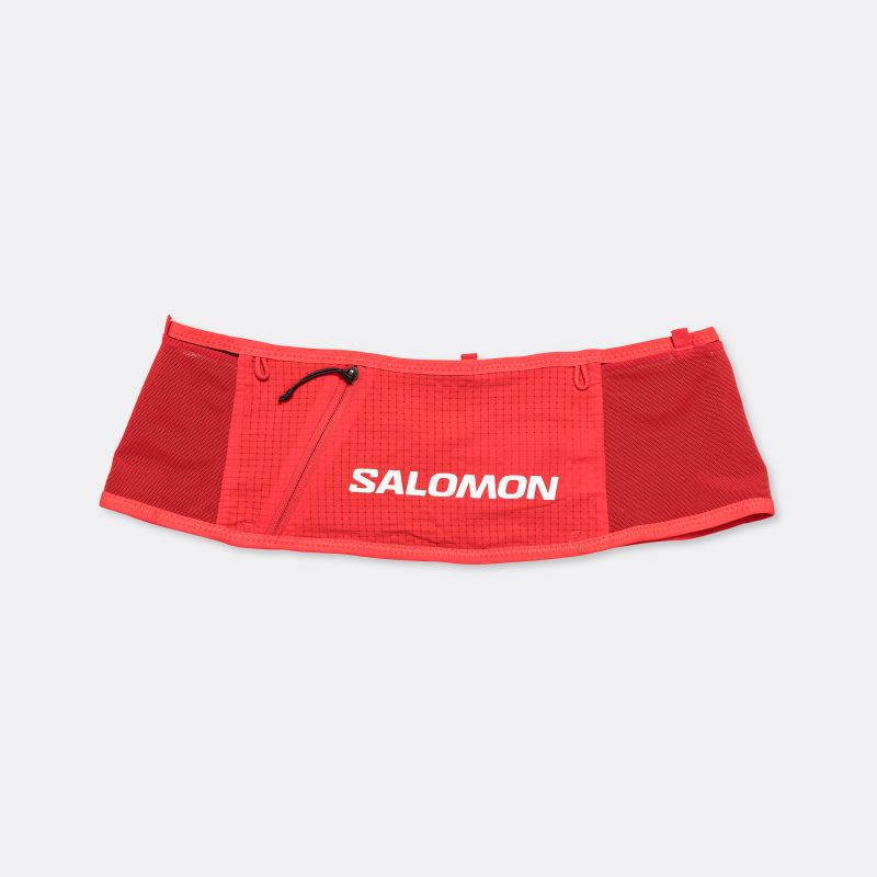 salomon running s lab belt fiery red black 2